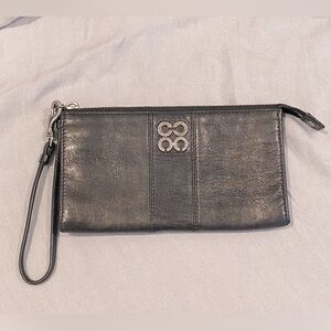 Coach Metallic Black Wristlet-Rehab